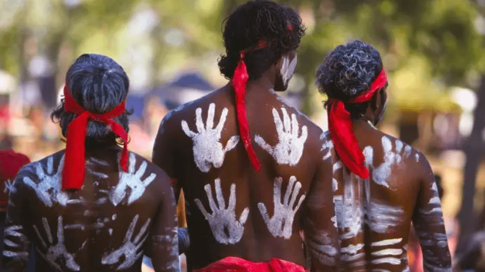 経典オーストラリア原住民アボリジニの作品 置物